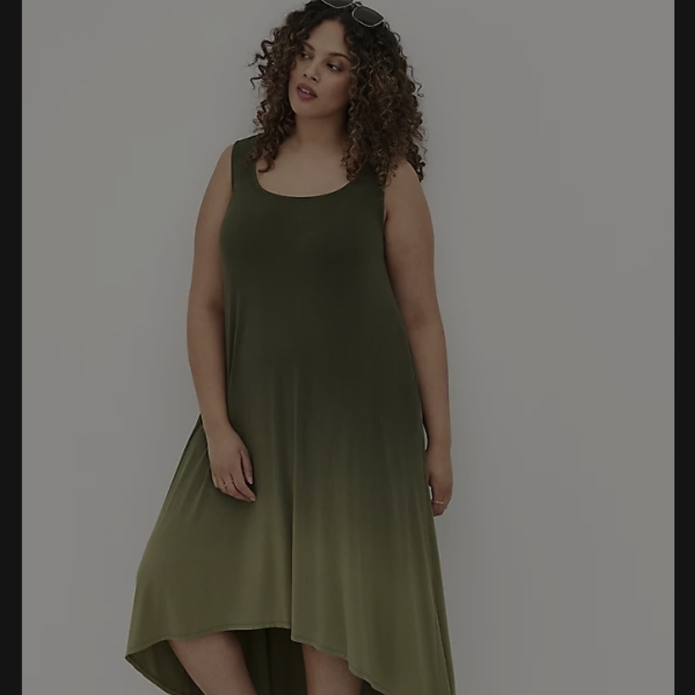 *NWT* TORRID Size 2 Hi-Lo Maxi Dress W/Pockets